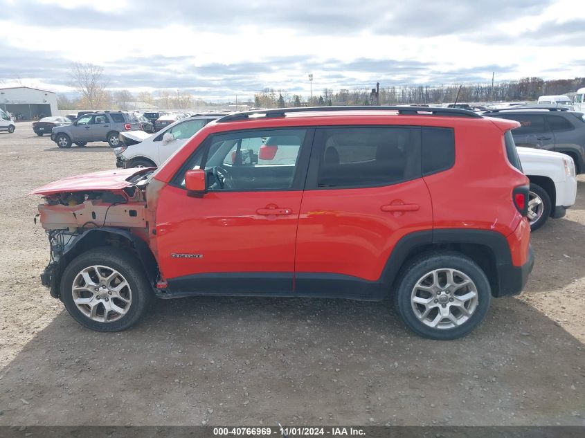 2018 Jeep Renegade Latitude 4X4 VIN: ZACCJBBB0JPG91823 Lot: 40766969