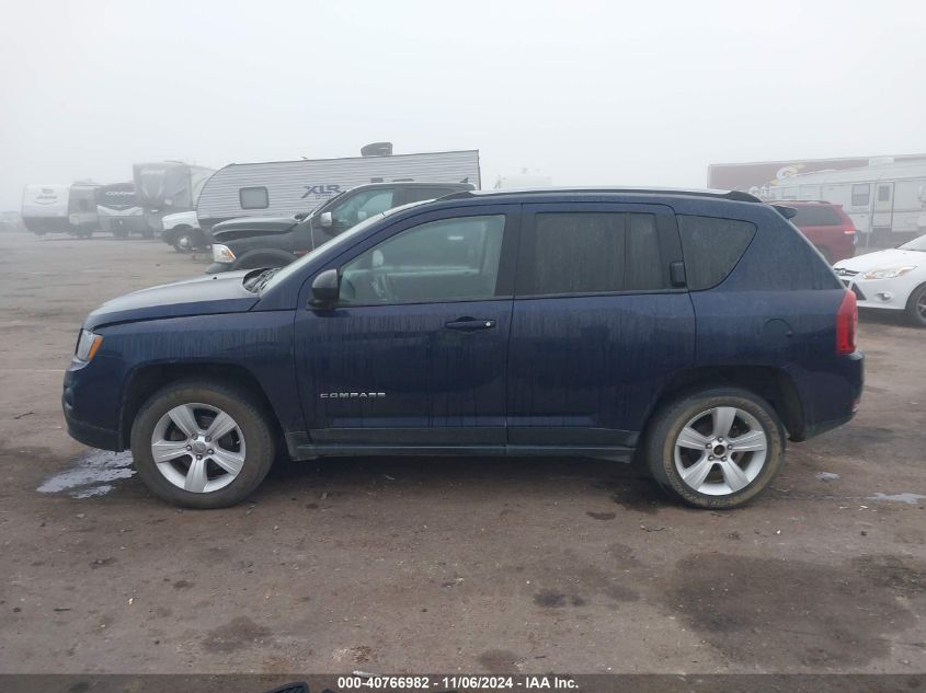 2016 Jeep Compass Sport VIN: 1C4NJDBB6GD637891 Lot: 40766982