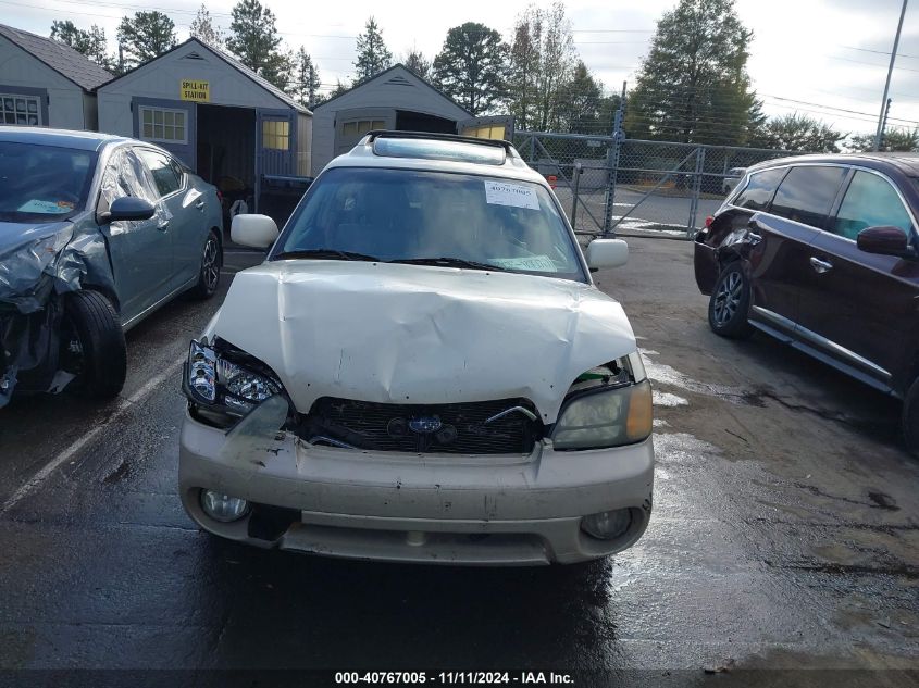 2004 Subaru Outback H6-3.0 L.l. Bean Edition VIN: 4S3BH806047645944 Lot: 40767005