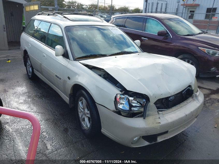 2004 Subaru Outback H6-3.0 L.l. Bean Edition VIN: 4S3BH806047645944 Lot: 40767005