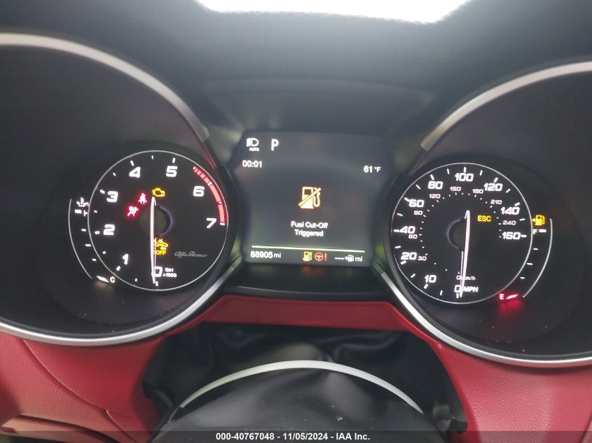 VIN ZASFAKNN1J7B76627 2018 ALFA ROMEO STELVIO TI SPORT AWD