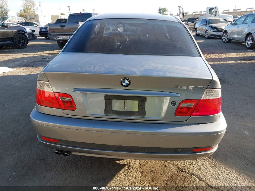 2004 BMW 325Ci VIN: WBABD33454PL03976 Lot: 40767113