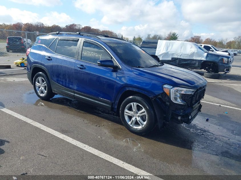 VIN 3GKALMEV4NL143328 2022 GMC Terrain, Fwd Sle no.1