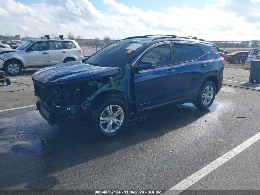 VIN 3GKALMEV4NL143328 2022 GMC Terrain, Fwd Sle no.2