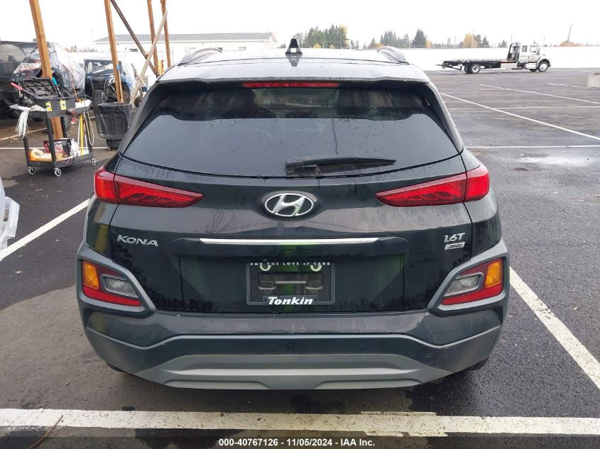 2020 Hyundai Kona Limited VIN: KM8K3CA53LU564553 Lot: 40767126