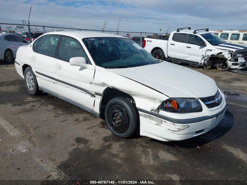 2004 Chevrolet Impala VIN: 2G1WF52E849168665 Lot: 40767140