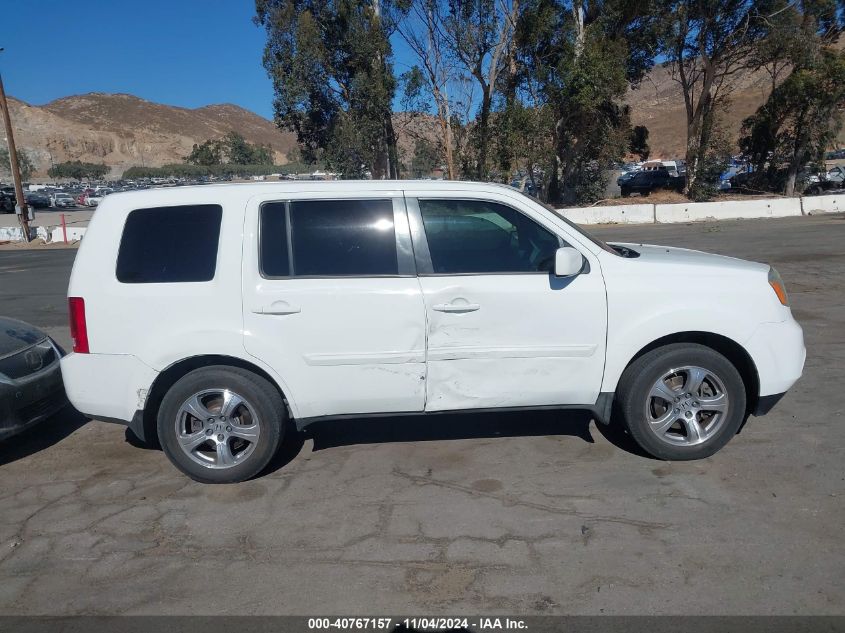 2012 Honda Pilot Ex-L VIN: 5FNYF3H54CB021104 Lot: 40767157