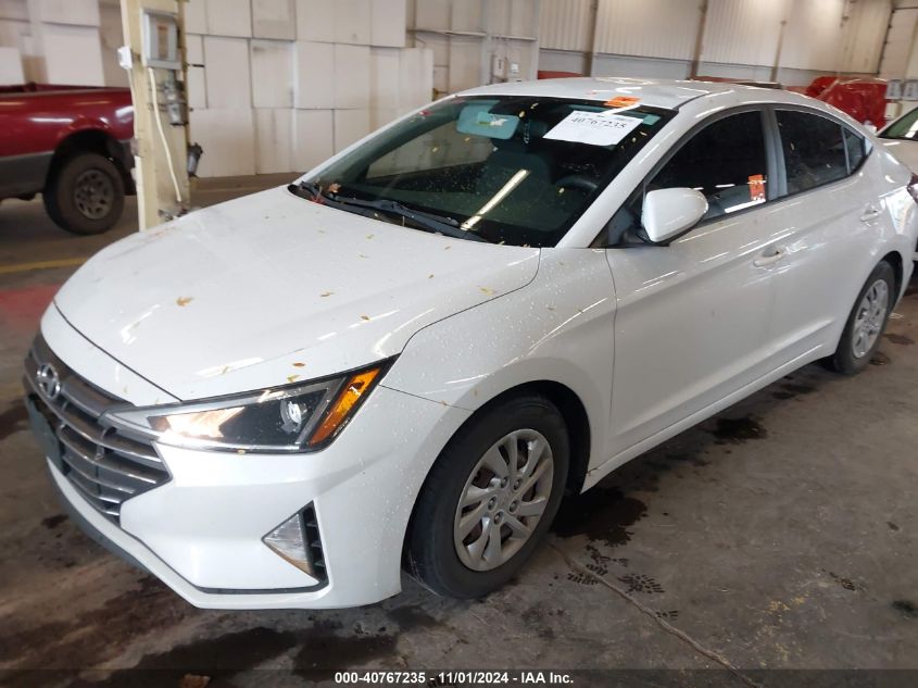 2019 Hyundai Elantra Se VIN: 5NPD74LF2KH496073 Lot: 40767235