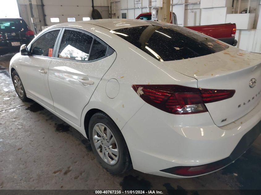 2019 Hyundai Elantra Se VIN: 5NPD74LF2KH496073 Lot: 40767235