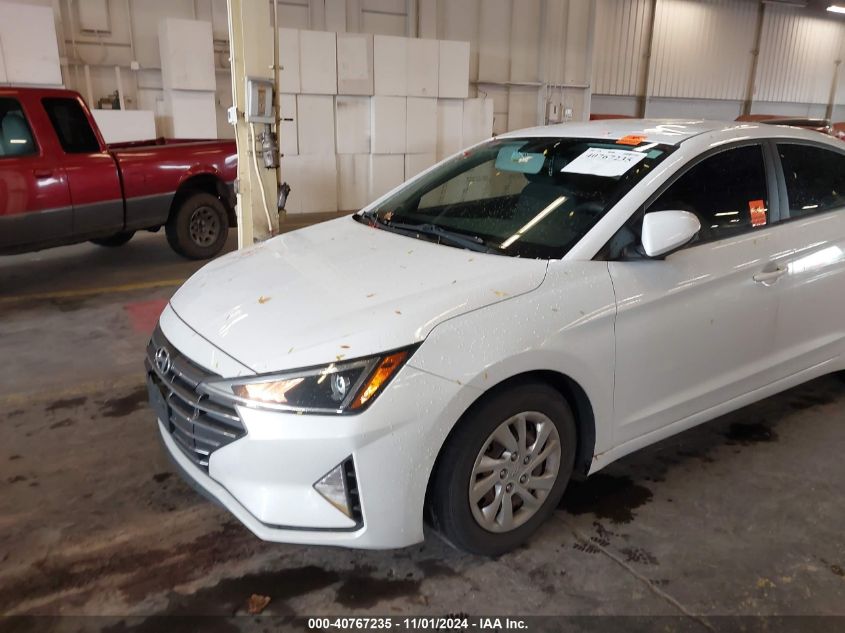 2019 Hyundai Elantra Se VIN: 5NPD74LF2KH496073 Lot: 40767235