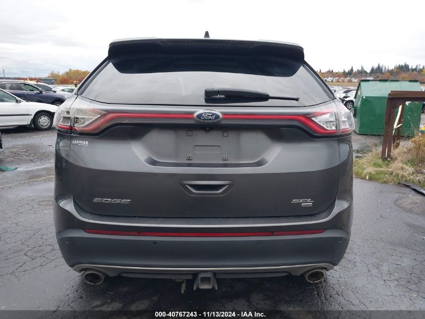 2016 Ford Edge Sel VIN: 2FMPK4J83GBC65035 Lot: 40767243