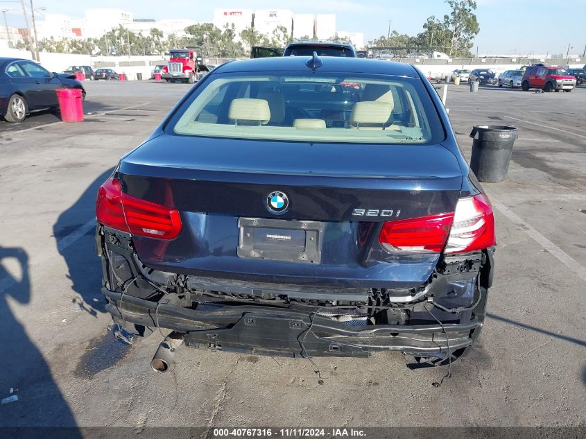 2016 BMW 320I VIN: WBA8E1G56GNT99387 Lot: 40767316