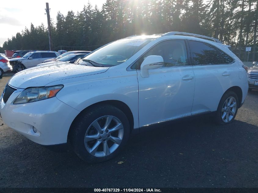 2010 Lexus Rx 350 VIN: JTJBK1BA6A2414532 Lot: 40767329