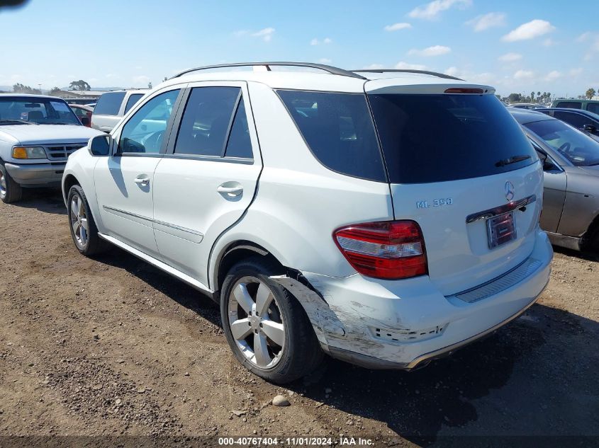 2009 Mercedes-Benz Ml 350 VIN: 4JGBB56E59A527327 Lot: 40767404