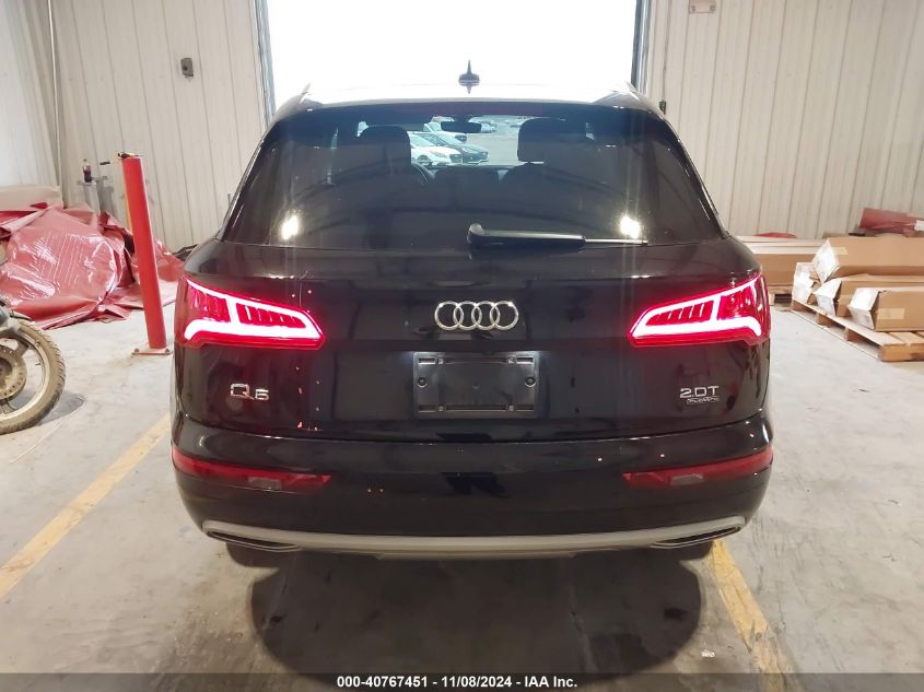 2018 Audi Q5 2.0T Premium/2.0T Tech Premium VIN: WA1ANAFY7J2016057 Lot: 40767451