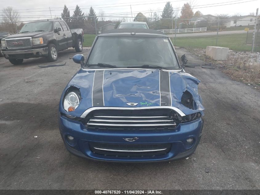 2013 Mini Convertible Cooper VIN: WMWZN3C53DT135556 Lot: 40767520