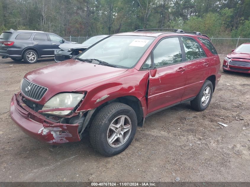 1999 Lexus Rx 300 VIN: JT6GF10UXX0030033 Lot: 40767524