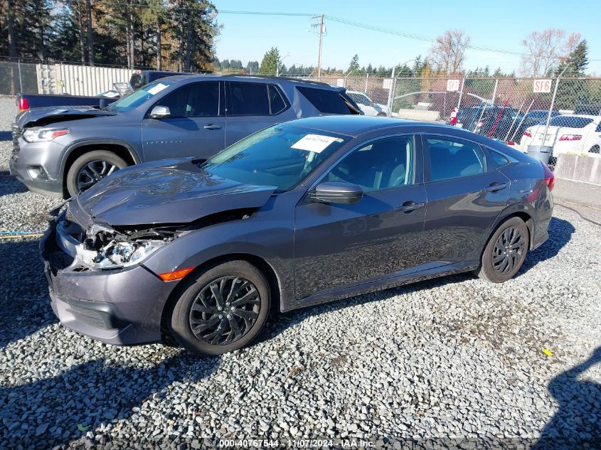 2016 Honda Civic Lx VIN: 2HGFC2F5XGH549888 Lot: 40767544