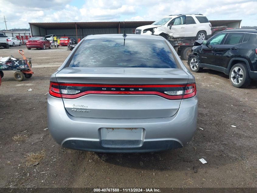 2016 Dodge Dart Se VIN: 1C3CDFAAXGD593319 Lot: 40767588