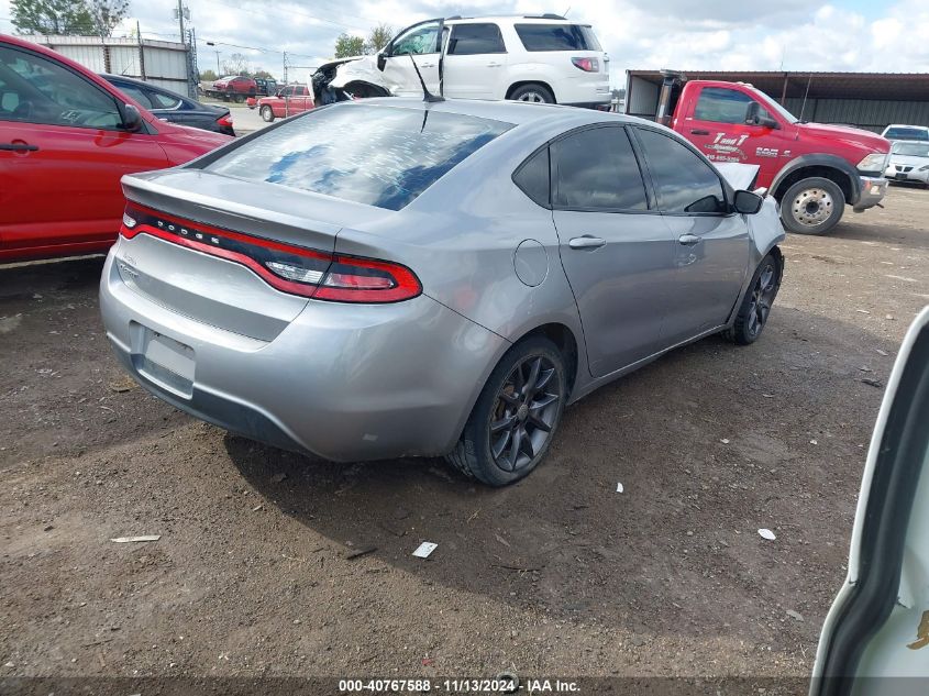 2016 Dodge Dart Se VIN: 1C3CDFAAXGD593319 Lot: 40767588