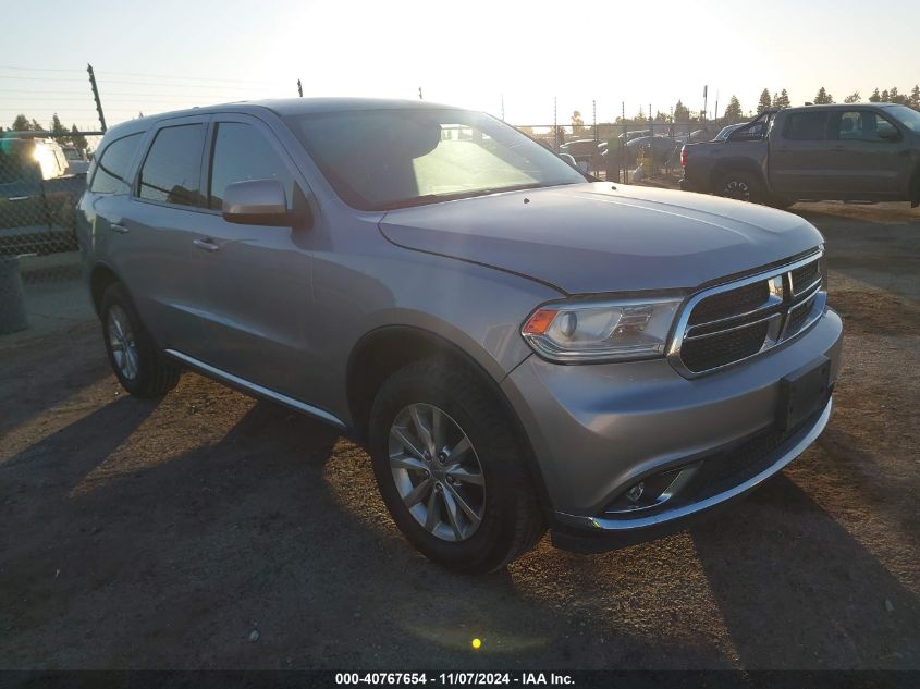 2018 Dodge Durango Sxt Awd VIN: 1C4RDJAG6JC315639 Lot: 40767654