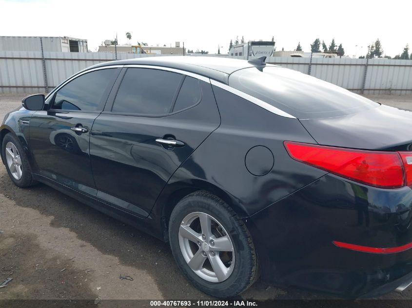 2015 Kia Optima Lx VIN: 5XXGM4A70FG432245 Lot: 40767693