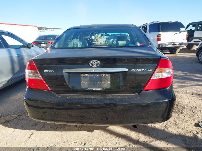 2004 Toyota Camry Le VIN: 4T1BE32K24U339525 Lot: 40767709