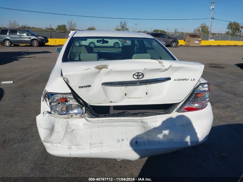 2004 Toyota Camry Le VIN: 4T1BE30K64U280367 Lot: 40767712