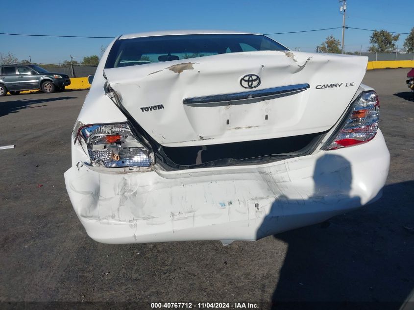 2004 Toyota Camry Le VIN: 4T1BE30K64U280367 Lot: 40767712