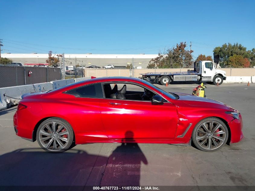 2019 Infiniti Q60 3.0T Red Sport 400 VIN: JN1FV7EK3KM360652 Lot: 40767723