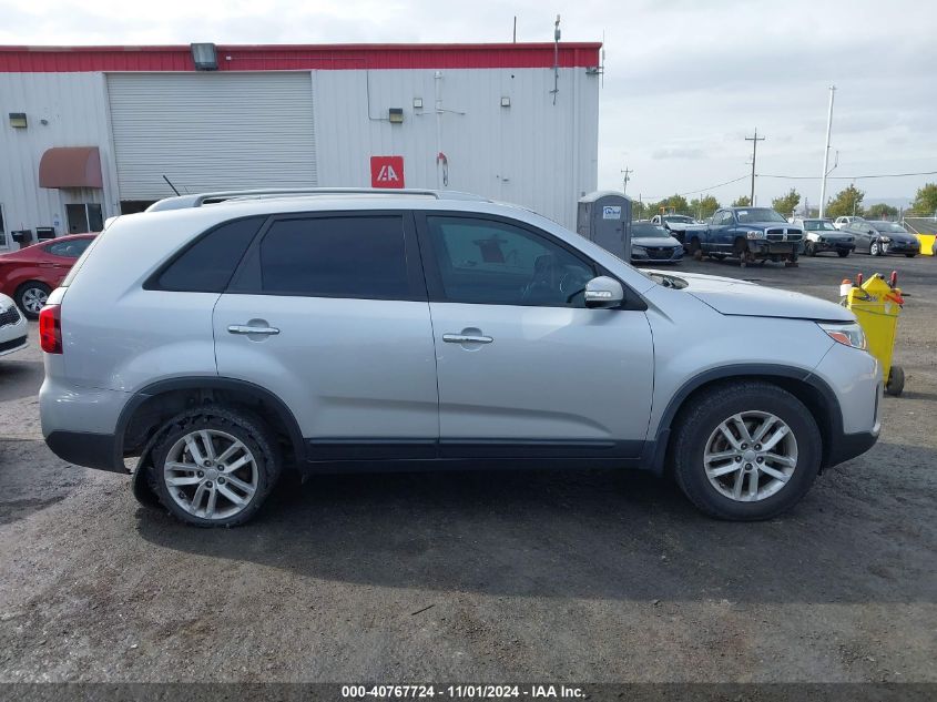 2015 Kia Sorento Lx V6 VIN: 5XYKT4A74FG598695 Lot: 40885159