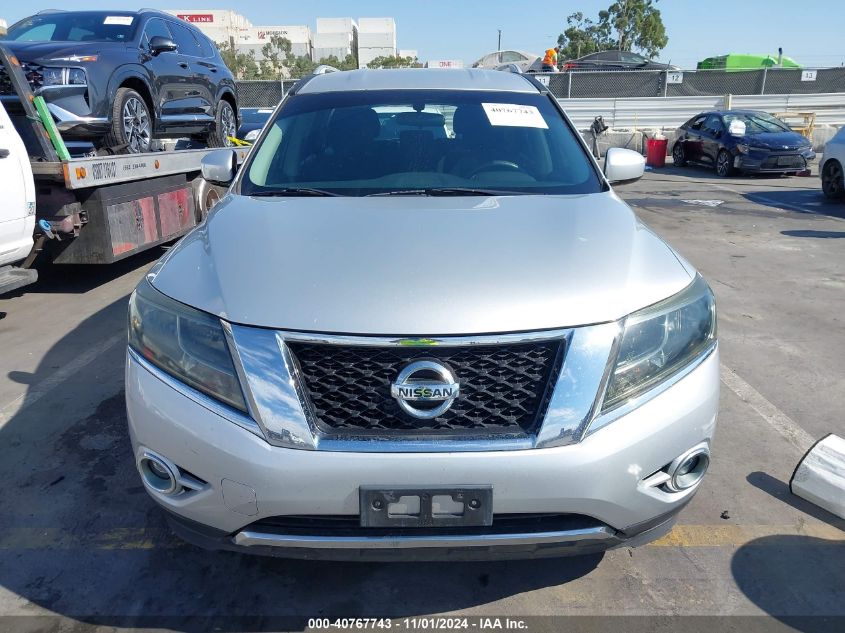 2015 Nissan Pathfinder S VIN: 5N1AR2MN1FC697824 Lot: 40767743