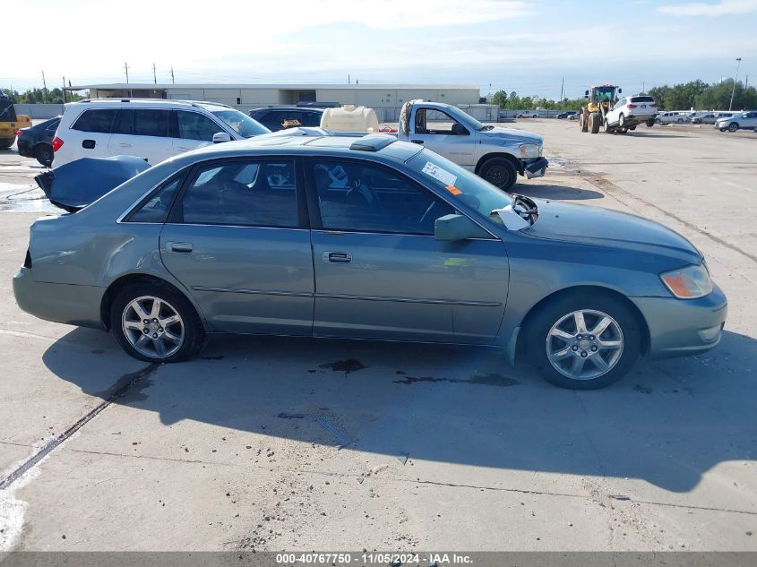 2001 Toyota Avalon Xls VIN: 4T1BF28BX1U180103 Lot: 40767750