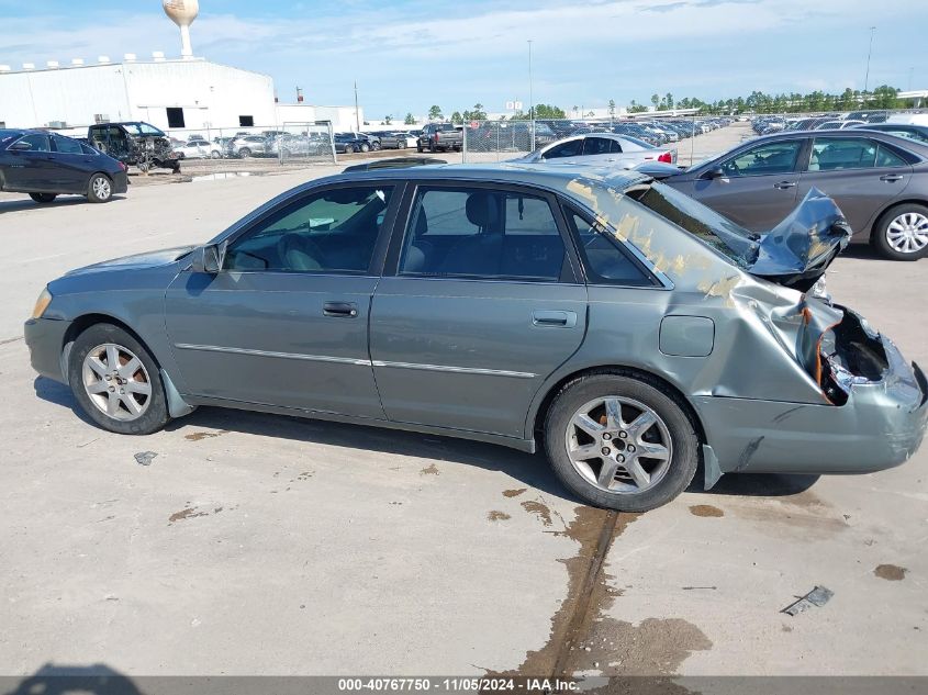 2001 Toyota Avalon Xls VIN: 4T1BF28BX1U180103 Lot: 40767750