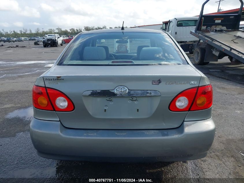 2004 Toyota Corolla Le VIN: 1NXBR32E44Z325723 Lot: 40767751