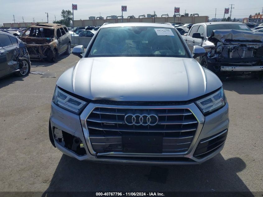 2019 Audi Q5 45 Premium VIN: WA1BNAFY1K2072694 Lot: 40767796