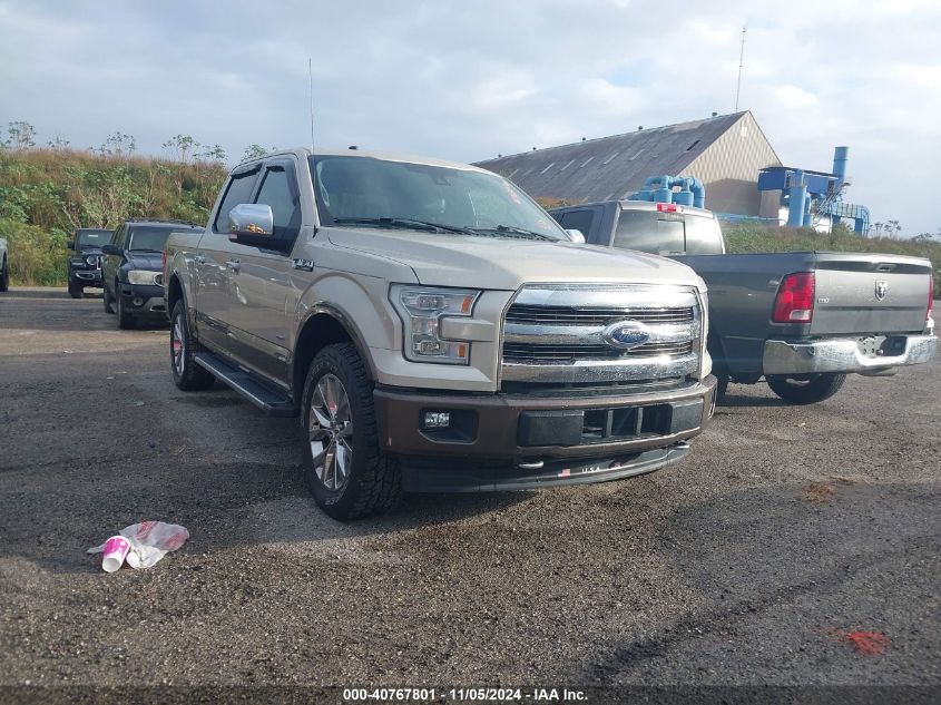 2017 FORD F-150 LARIAT - 1FTEW1EG1HKE45511