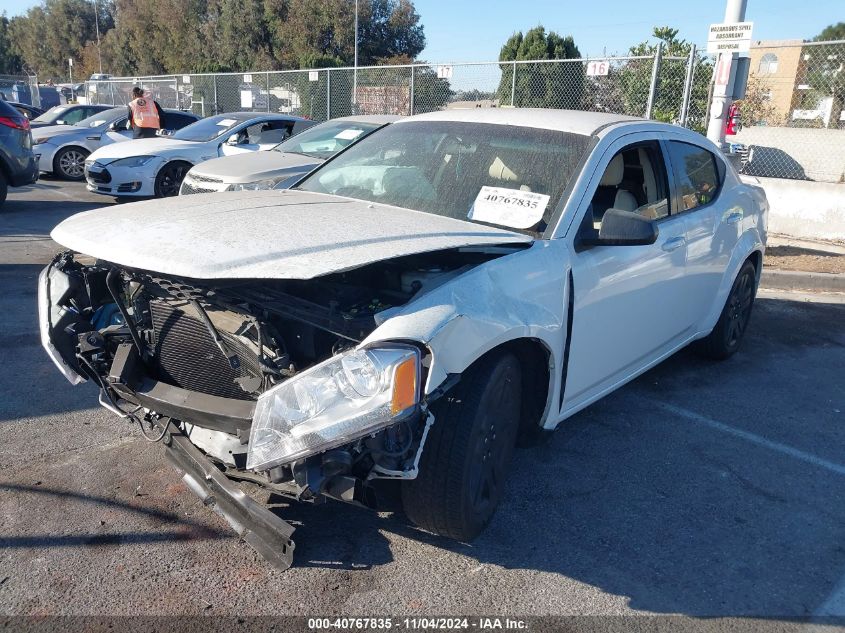 VIN 1C3CDZAB6EN143779 2014 Dodge Avenger, SE no.2