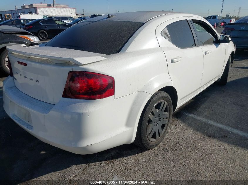 VIN 1C3CDZAB6EN143779 2014 Dodge Avenger, SE no.4