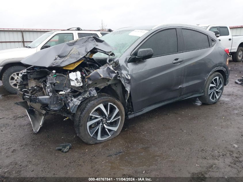 VIN 3CZRU6H12KG723787 2019 Honda HR-V, Sport no.2