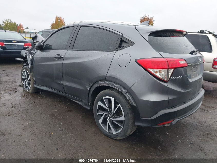 VIN 3CZRU6H12KG723787 2019 Honda HR-V, Sport no.3