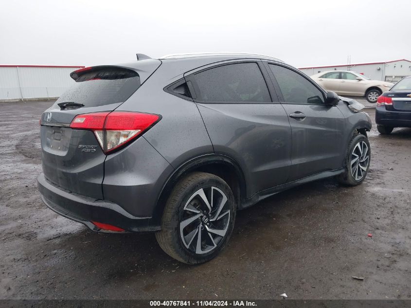 VIN 3CZRU6H12KG723787 2019 Honda HR-V, Sport no.4