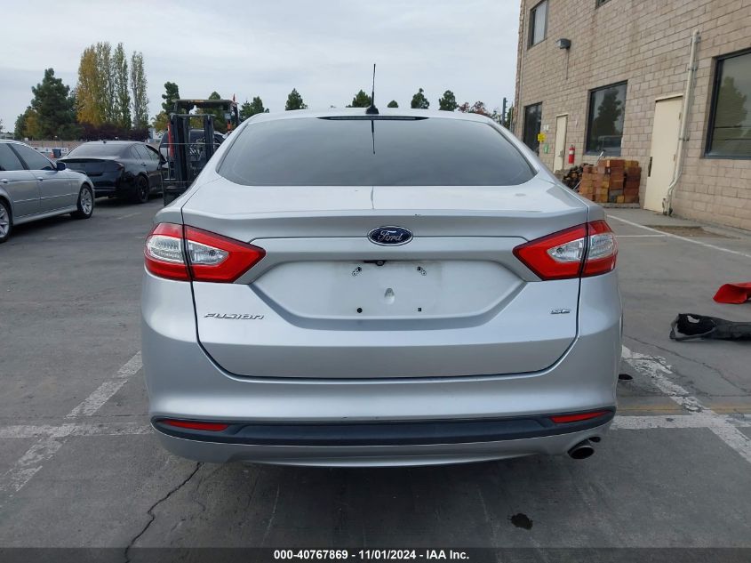 2015 Ford Fusion Se VIN: 3FA6P0H79FR129506 Lot: 40767869