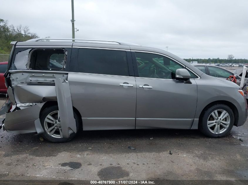 2013 Nissan Quest Le VIN: JN8AE2KP4D9062938 Lot: 40767900