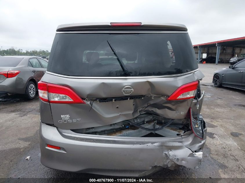 2013 Nissan Quest Le VIN: JN8AE2KP4D9062938 Lot: 40767900