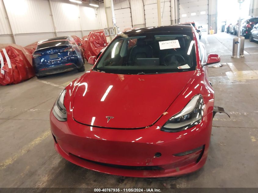 2021 Tesla Model 3 Long Range Dual Motor All-Wheel Drive VIN: 5YJ3E1EBXMF013215 Lot: 40767935