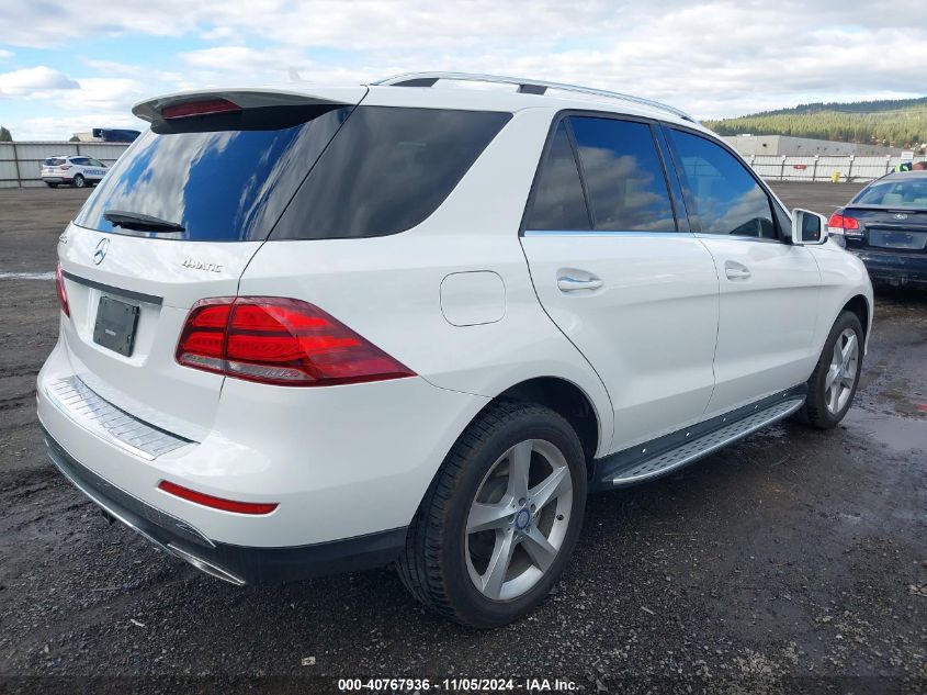 2016 MERCEDES-BENZ GLE 350 4MATIC - 4JGDA5HB9GA770201