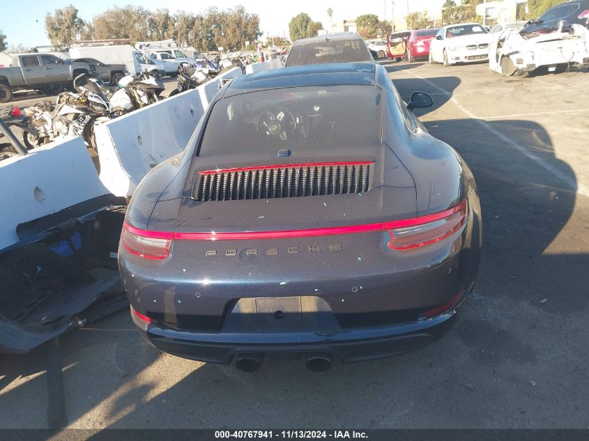 2019 Porsche 911 Carrera 4S VIN: WP0AB2A96KS115393 Lot: 40767941