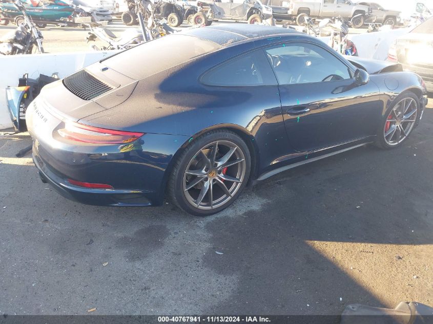 2019 Porsche 911 Carrera 4S VIN: WP0AB2A96KS115393 Lot: 40767941