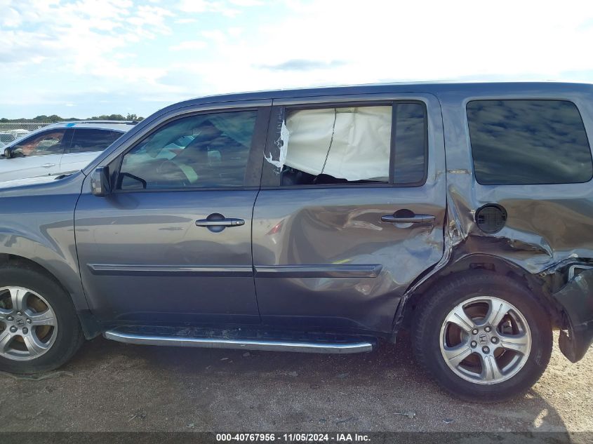 2014 Honda Pilot Ex VIN: 5FNYF3H43EB002974 Lot: 40767956